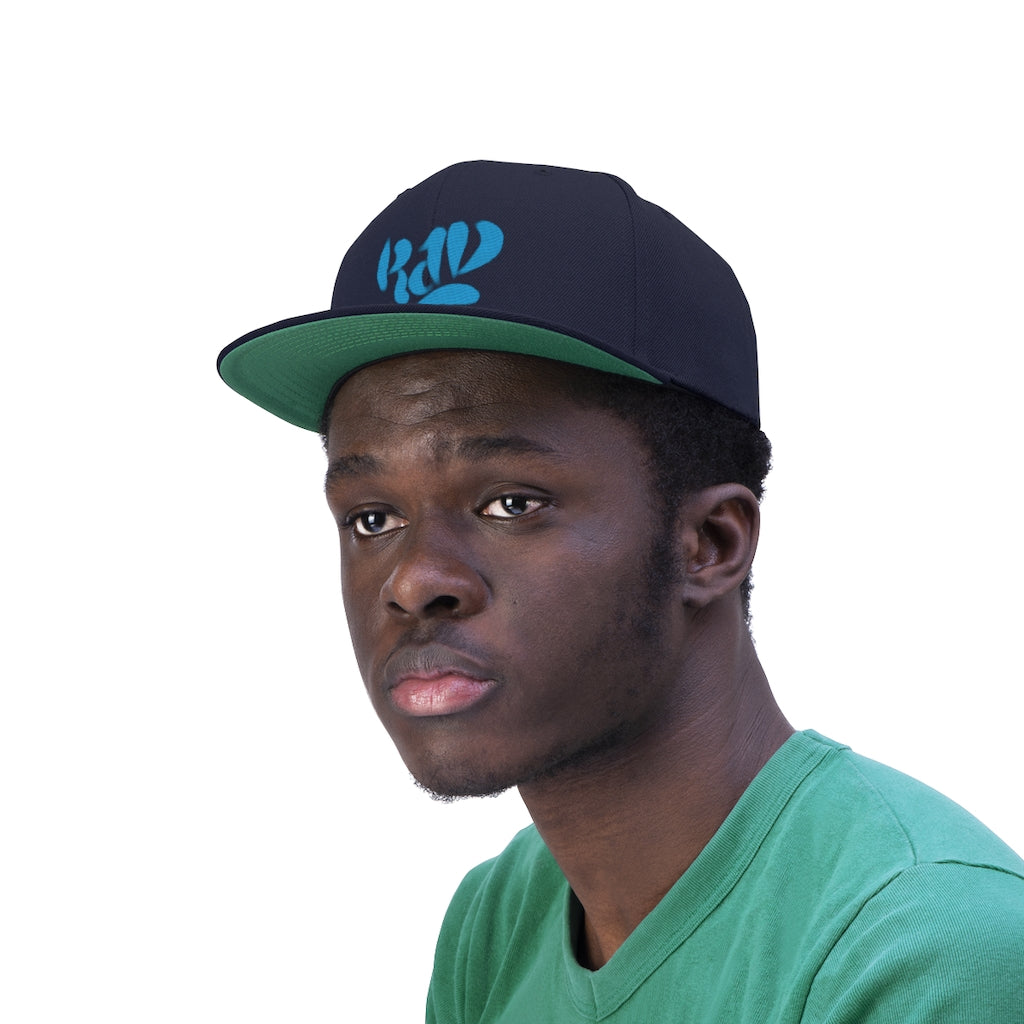 Rad Unisex Flat Bill Hat