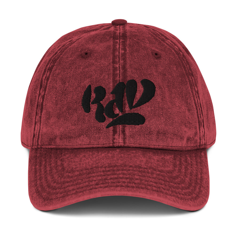 Black Rad Vintage Cotton Twill Cap