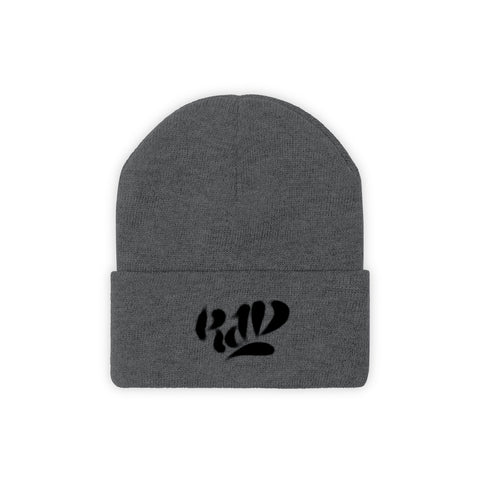 Black Rad Knit Beanie