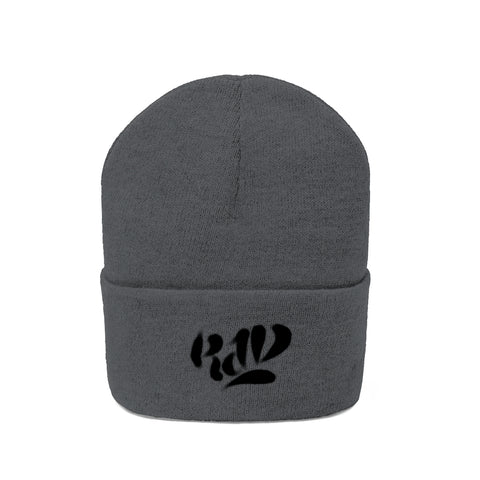 Black Rad Knit Beanie