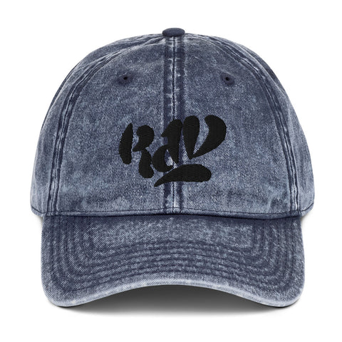 Black Rad Vintage Cotton Twill Cap